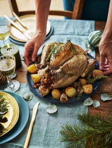 dinde farcie, photographie culinaire amélie roche