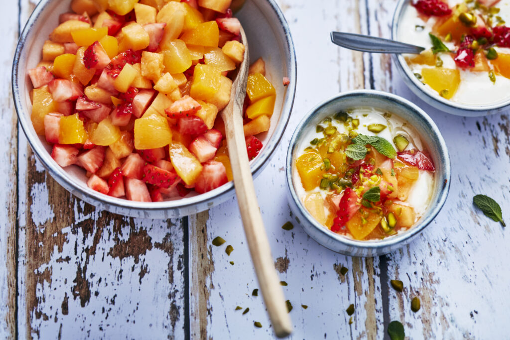 tartare fruits, amélie roche photographe culinaire