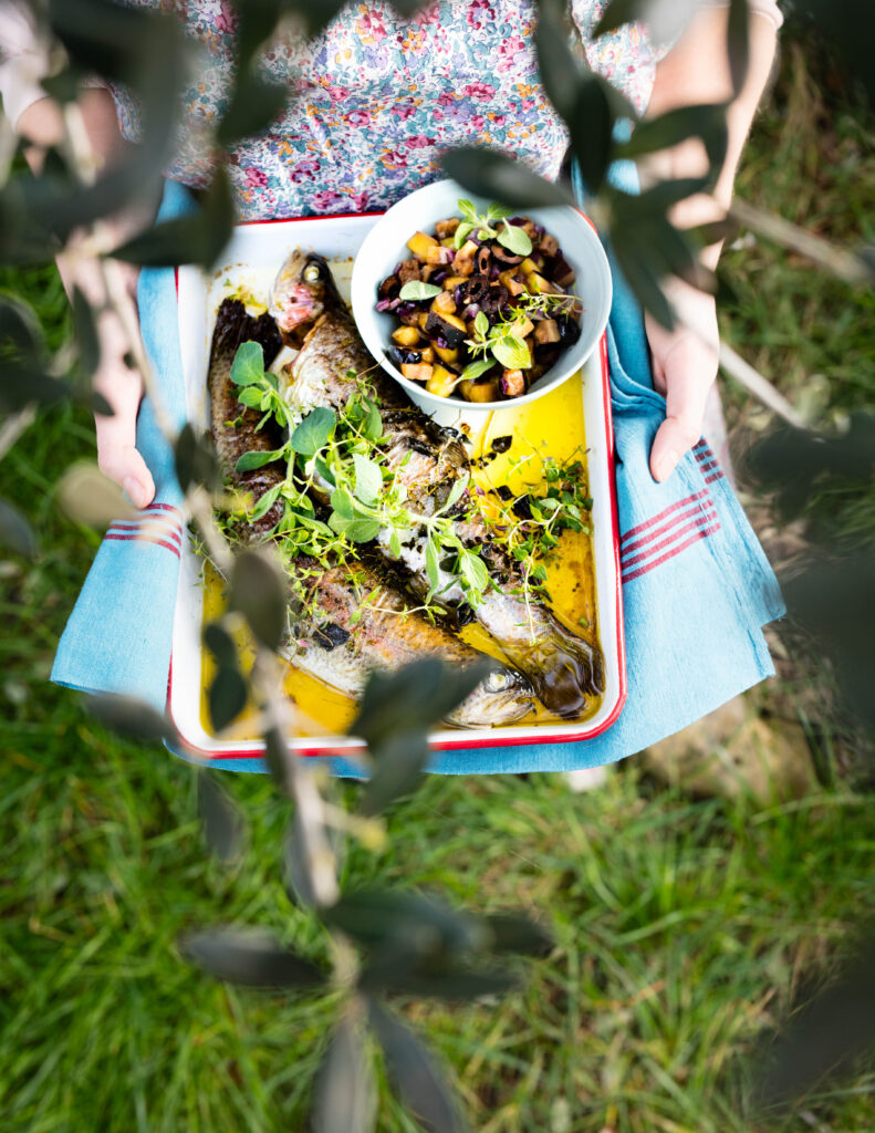 truites au four, , photographie culinaire amélie roche